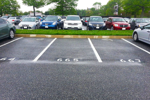 Нумерация парковочных мест